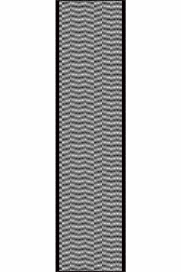 Gri Kaymaz Çizgili Kestirme Rulo Özel Ölçülü Yolluk AR1087