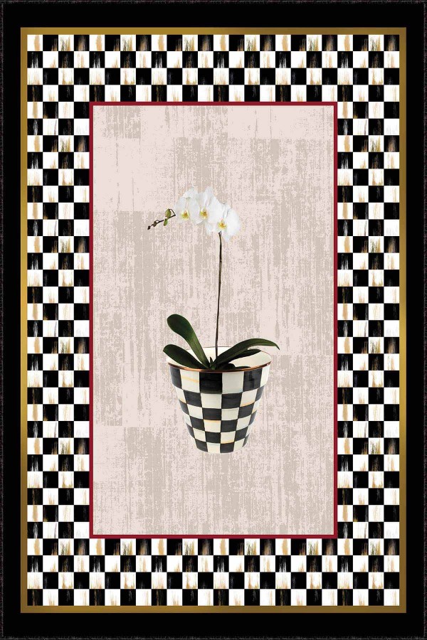 Bej Kaymaz Taban Yıkanabilir Mackenzie Mutfak Halısı AR1124