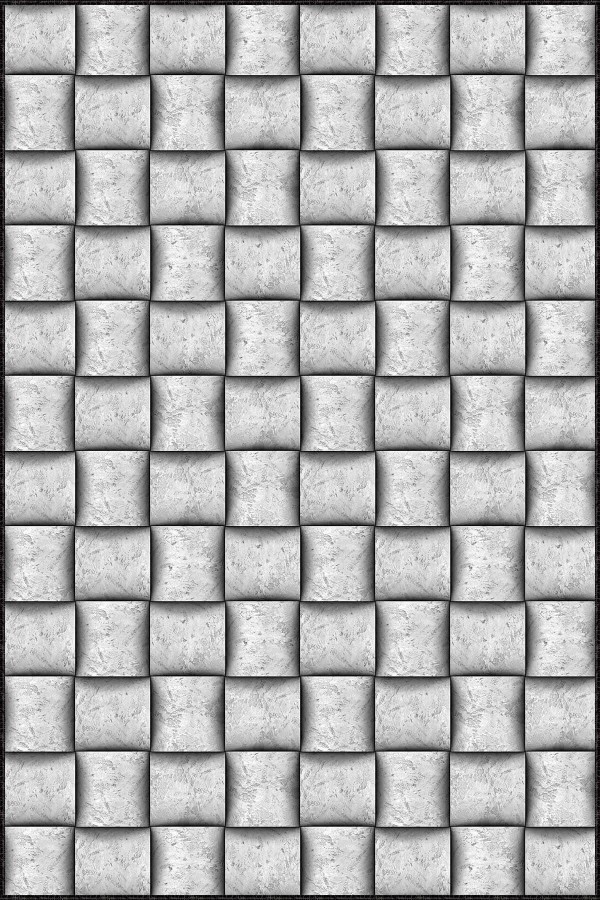 Gri Kaymaz Taban Yıkanır 3D Üç Boyutlu Kesme Yolluk AR1191