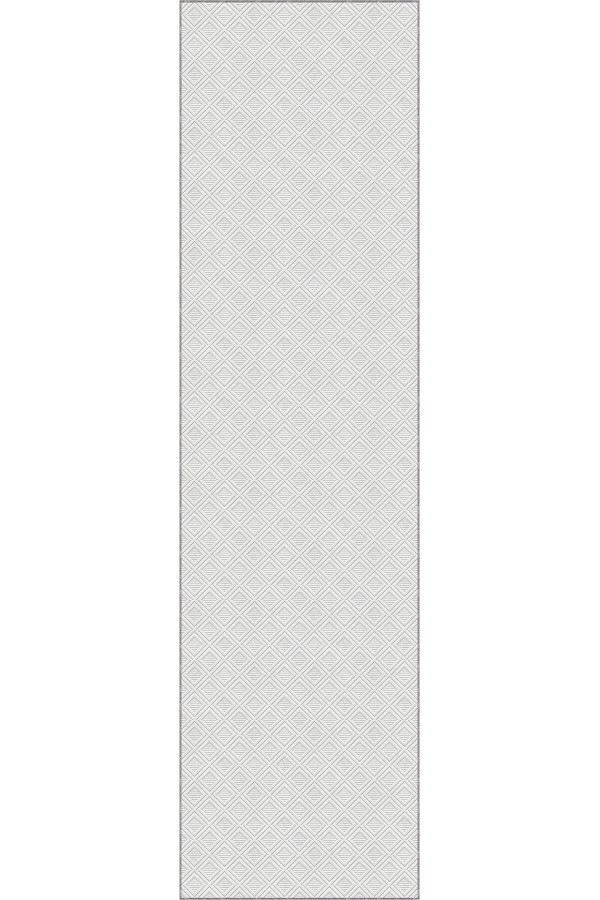 Ekru Kaymaz Modern Kesme Rulo Özel Ölçülü Yolluk AR1217