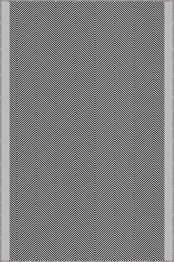 Gri Kaymaz Çizgili Kesme Rulo Özel Ölçülü Yolluk AR1329