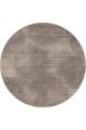 Kahverengi Kaymaz Tabanlı Yuvarlak Sade Mutfak Halısı AR1433