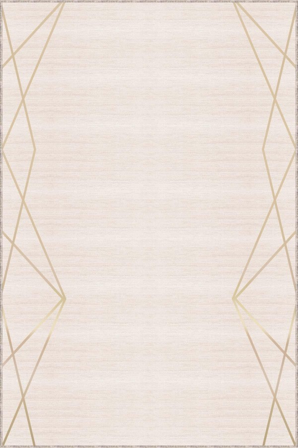 Bej Kaymaz Modern Kesme Rulo Özel Ölçülü Yolluk AR1496