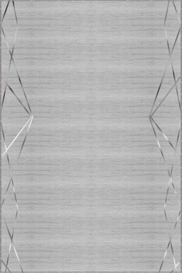 Gri Kaymaz Modern Kesme Rulo Özel Ölçülü Yolluk AR1497