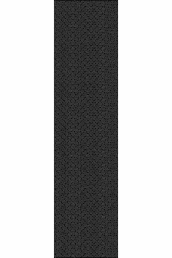 Siyah Kaymaz Taban Sade Kesme Rulo Özel Ölçülü Yolluk AR271