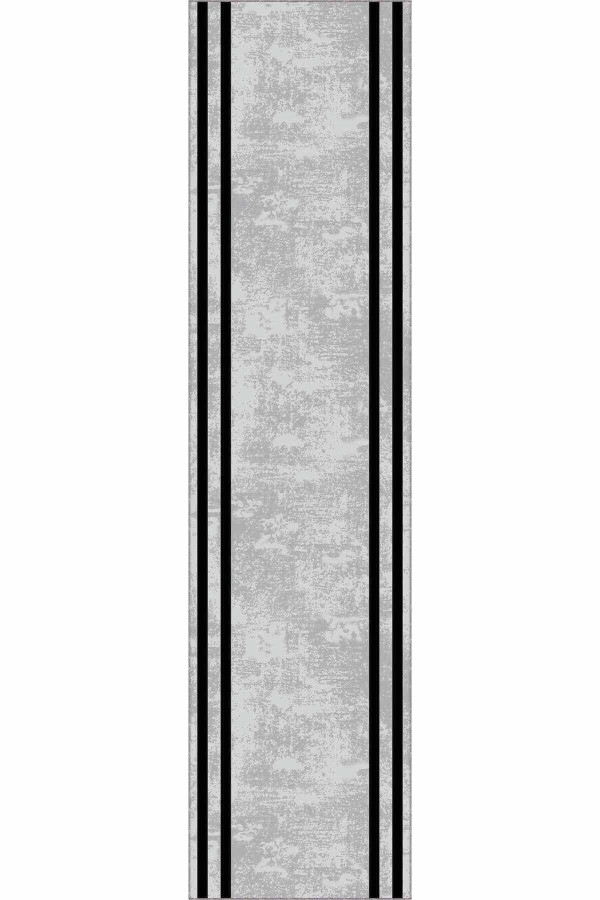 Gri Kaymaz Çerçeveli Kesme Rulo Özel Ölçülü Yolluk AR311