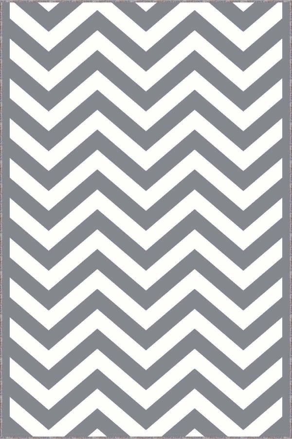 Gri Kaymaz Taban Zigzag Kesme Rulo Özel Ölçülü Yolluk AR332