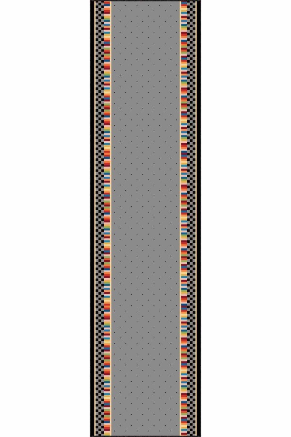 Beyaz Kaymaz Mutfak Kesme Rulo Özel Ölçülü Yolluk Halı AR350