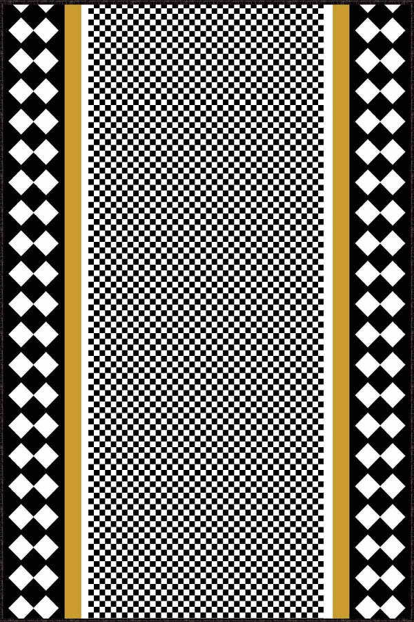 Siyah Kaymaz Mutfak Kesme Rulo Özel Ölçülü Yolluk Halı AR353