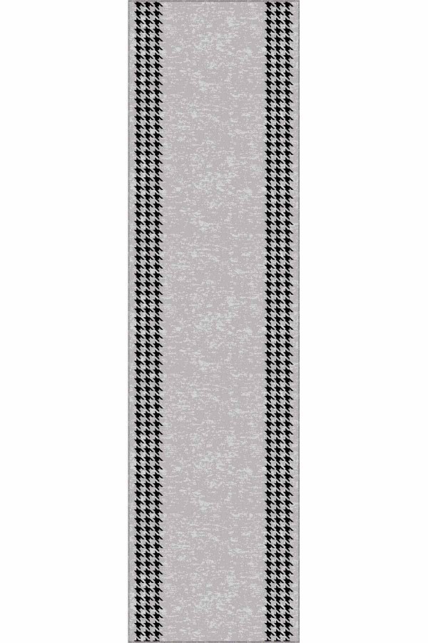 Gri Kaymaz Çerçeveli Kesme Rulo Özel Ölçülü Yolluk AR452