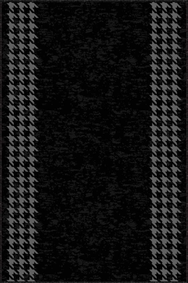 Siyah Kaymaz Çerçeveli Kesme Rulo Özel Ölçülü Yolluk AR506