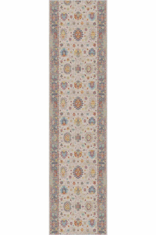 Toprak Kaymaz Klasik Motifli Özel Ölçü Rulo Yolluk AR663