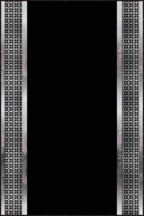 Siyah Silver Kaymaz Çerçeveli Özel Ölçü Rulo Yolluk AR994