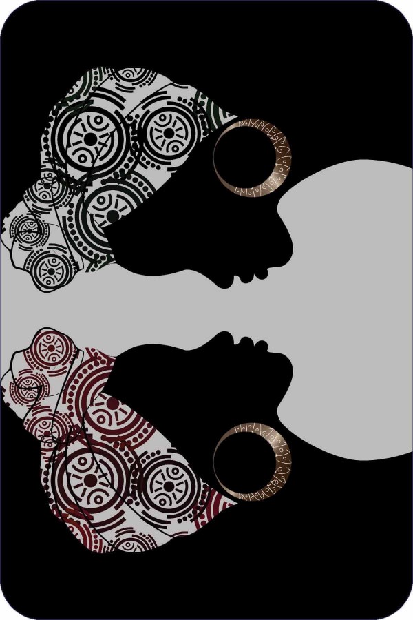 Siyah Etnik Desenli Banyo Halısı Klozet Paspas Seti BS222