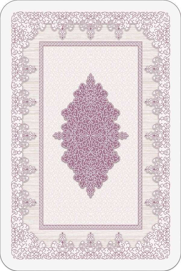 Pembe Modern Klasik Banyo Halısı Klozet Paspas Seti BS284