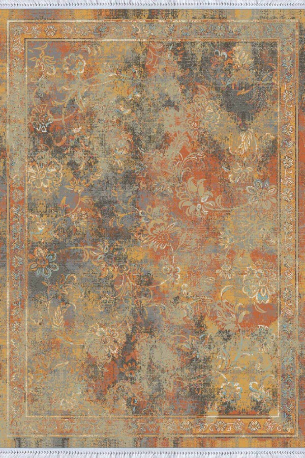 Taba Modern Dokuma Pamuk Tabanlı Kaymaz Kilim KLM065