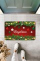 Kırmızı Yeni Yıl Temalı Hoşgeldiniz Kapı Önü Paspası KP19