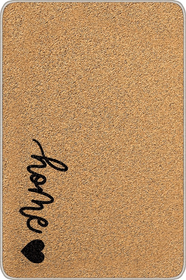 Bej Home Desenli Kapı Önü Paspası KP20