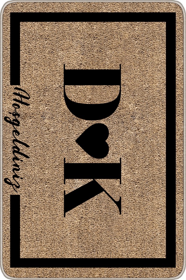 Bej İsimli Kapı Önü Paspası KP32