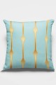Açık Mavi Çizgili Çift Taraflı Yastık Kırlent Kılıfı KRL1027