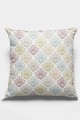 Renkli Damask Desen Çift Taraf Yastık Kırlent Kılıfı KRL416