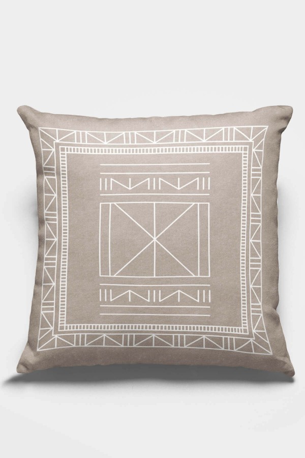 Vizon Etnik Desen Çift Taraflı Yastık Kırlent Kılıfı KRL430