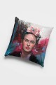 Çok Renkli Frida Kahlo Çift Taraflı Kırlent Kılıfı KRL963