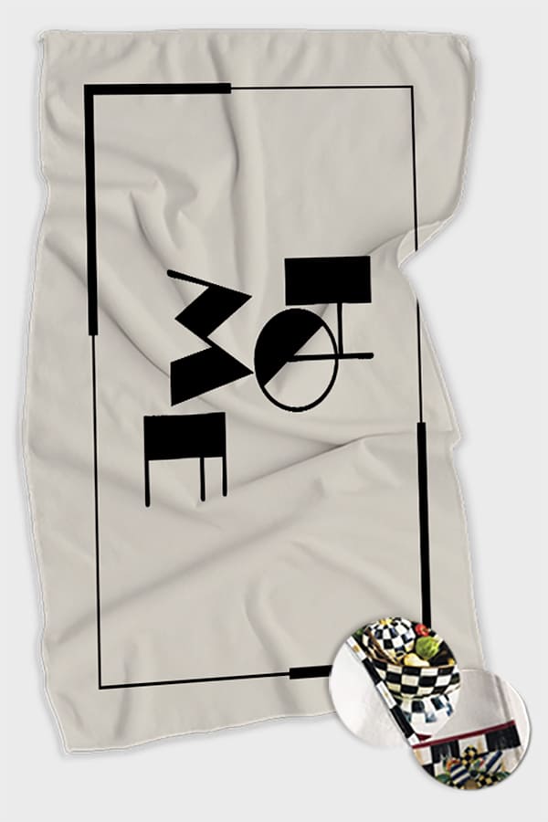 Kemik Home Yazılı Fırın Mutfak Havlusu 30x50cm