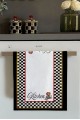 Beyaz Damalı Fırın Mutfak Havlusu 30x50cm