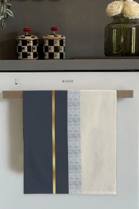 Antrasit Modern Fırın Mutfak Havlusu 30x50cm
