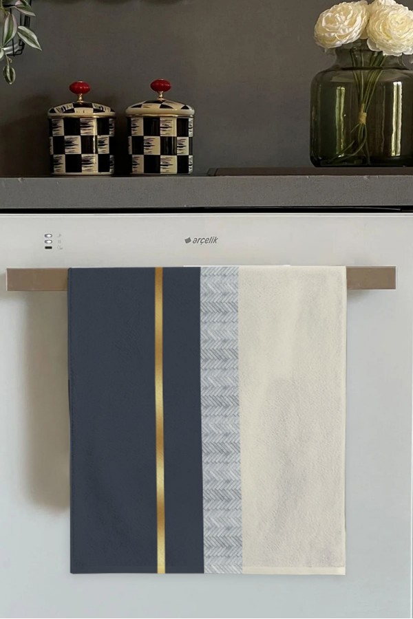 Antrasit Modern Fırın Mutfak Havlusu 30x50cm