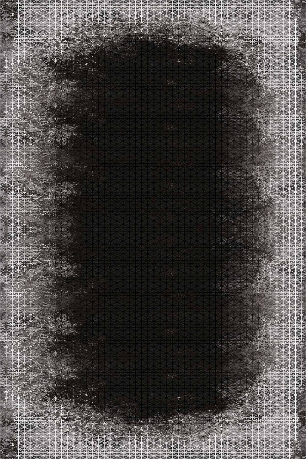 Siyah Yıldızlı Dokuma Leke Tutmaz Masa Örtüsü MSO117