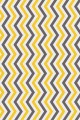 Sarı Zigzag Desenli Dokuma Leke Tutmaz Masa Örtüsü MSO137