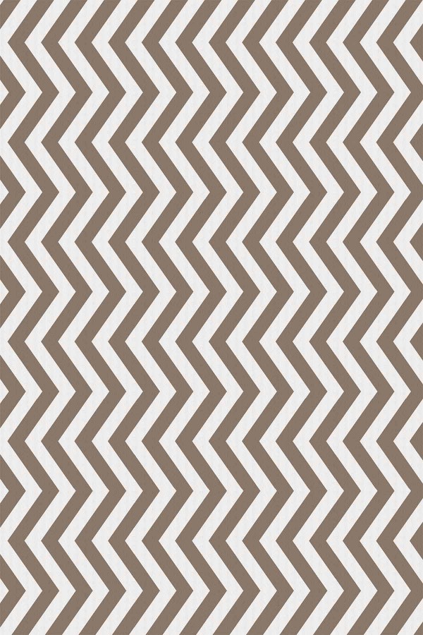 Bej Zigzag Desenli Dokuma Leke Tutmaz Masa Örtüsü MSO138