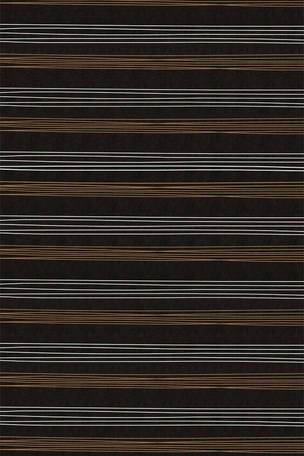 Siyah Çizgili Dokuma Leke Tutmaz Masa Örtüsü MSO167