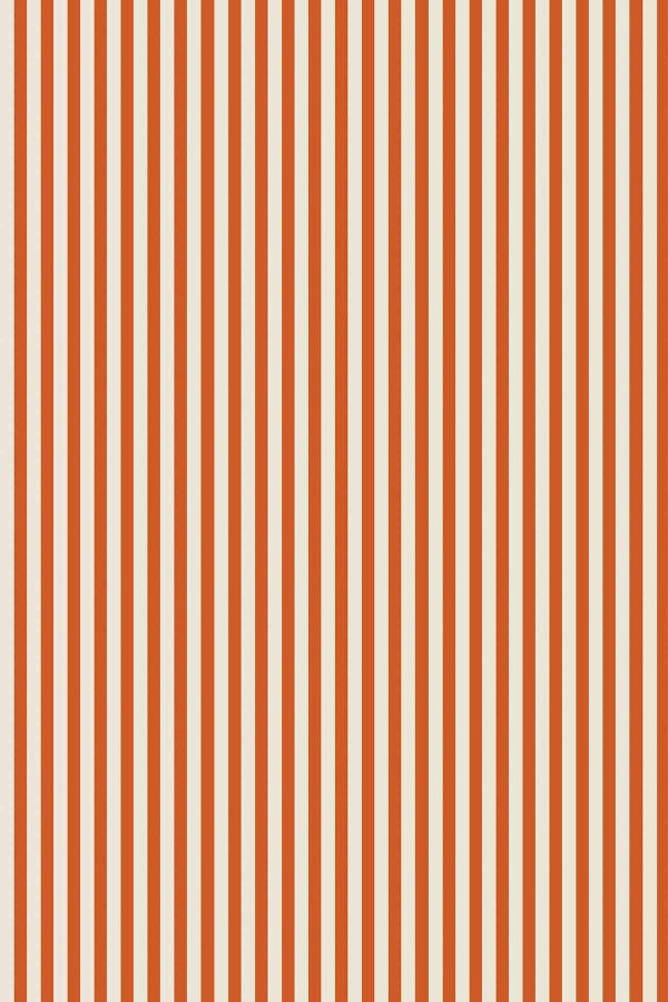 Turuncu Çizgili Dokuma Leke Tutmaz Masa Örtüsü MSO174