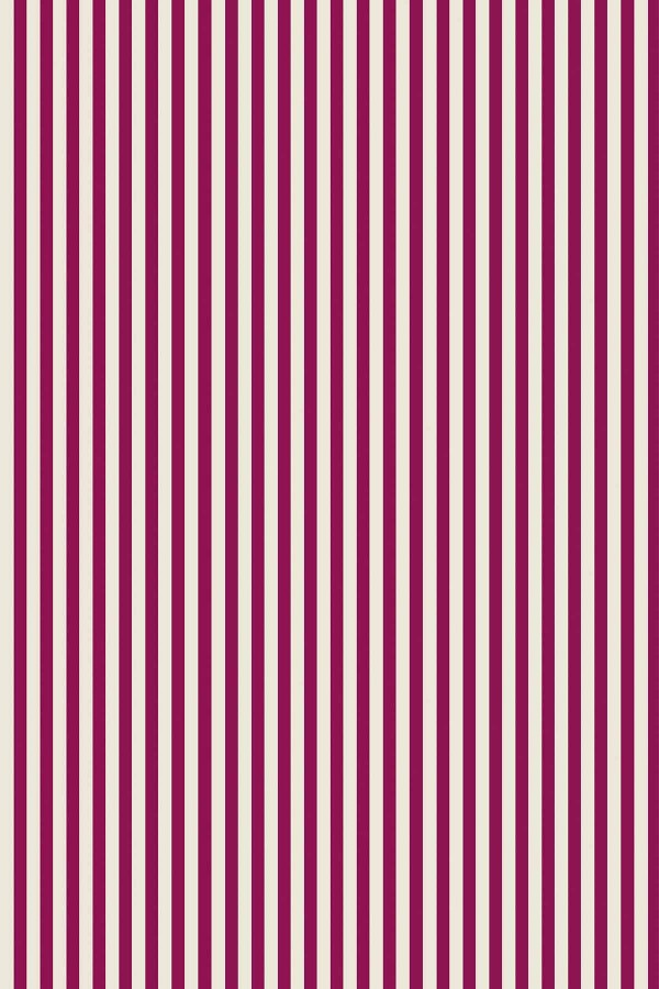 Fuşya Çizgili Dokuma Leke Tutmaz Masa Örtüsü MSO175