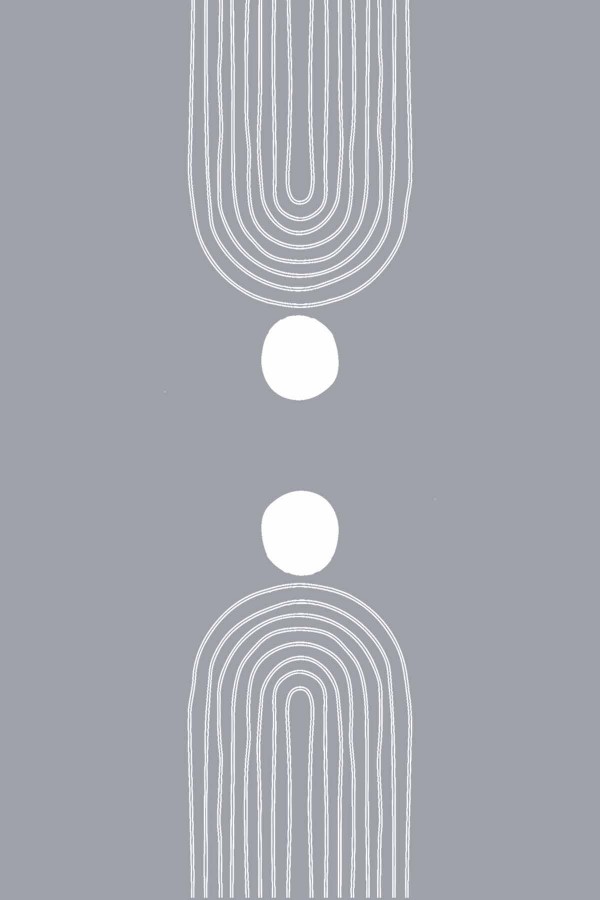 Gri Modern Desenli Dokuma Leke Tutmaz Masa Örtüsü MSO176