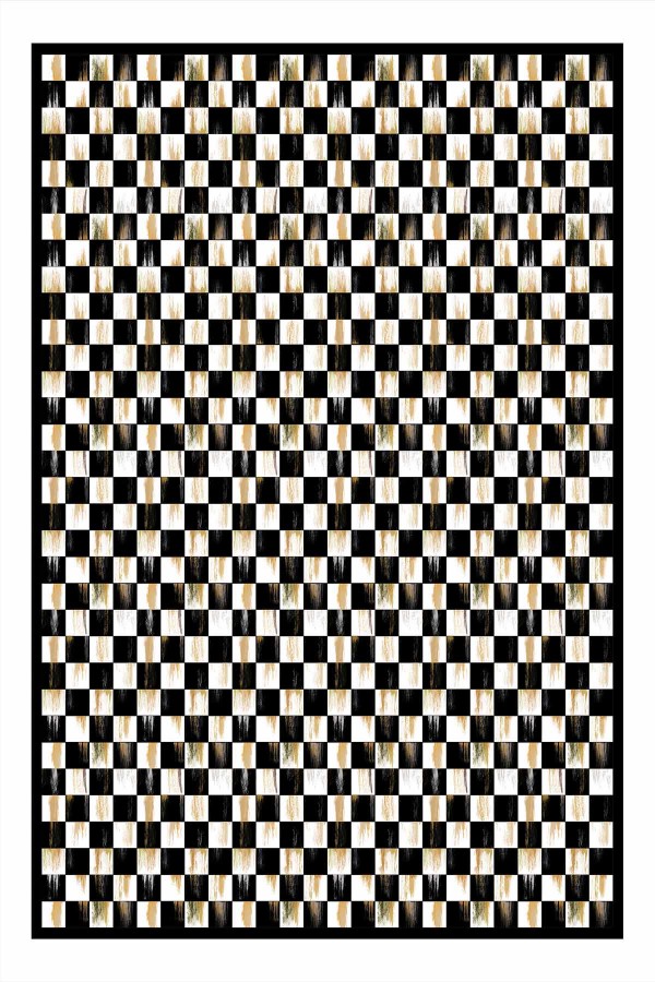 Beyaz Pötikareli Mackenzie Leke Tutmaz Masa Örtüsü MSO227