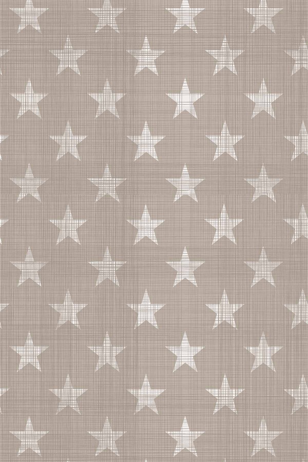 Bej Yıldızlı Dokuma Leke Tutmaz Masa Örtüsü MSO372