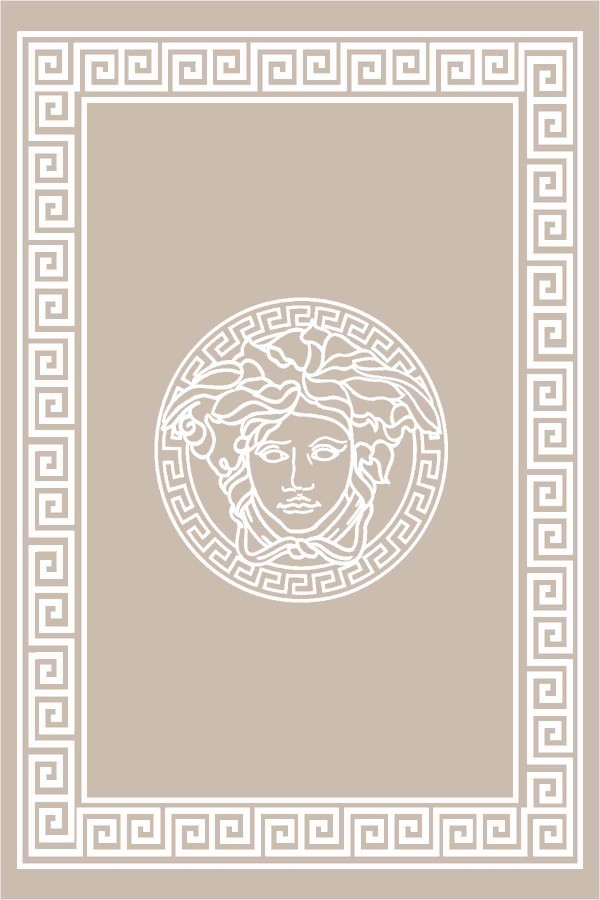 Bej Çerçeveli Dokuma Leke Tutmaz Masa Örtüsü MSO389