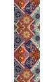 Çok Renkli Etnik Desenli Premium Masa Örtüsü Runner RNR077