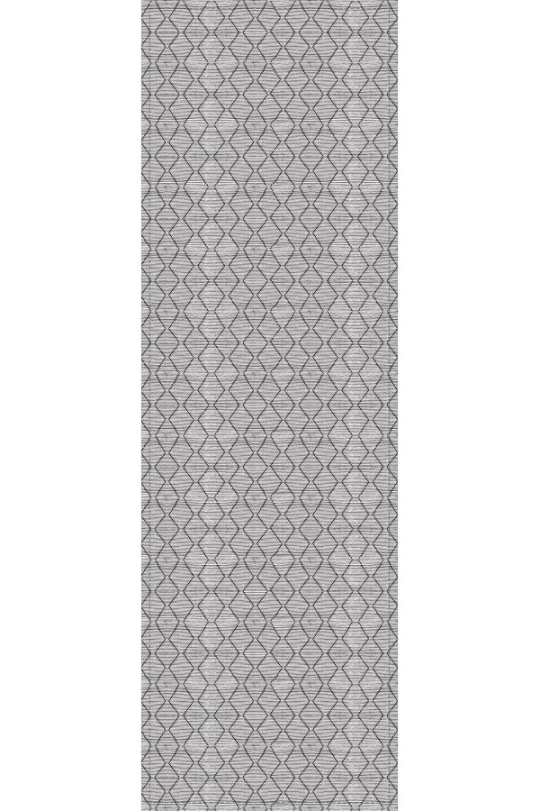 Gri Sade Tek Renk Düz Premium Masa Örtüsü Runner RNR082