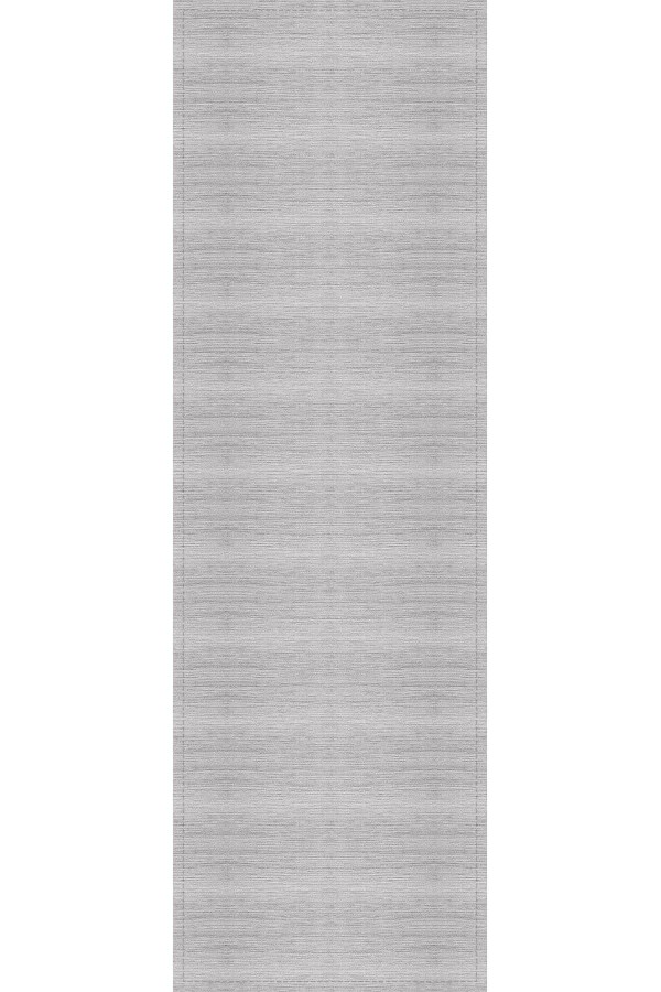 Gri Tek Renk Sade Düz Premium Masa Örtüsü Runner RNR090