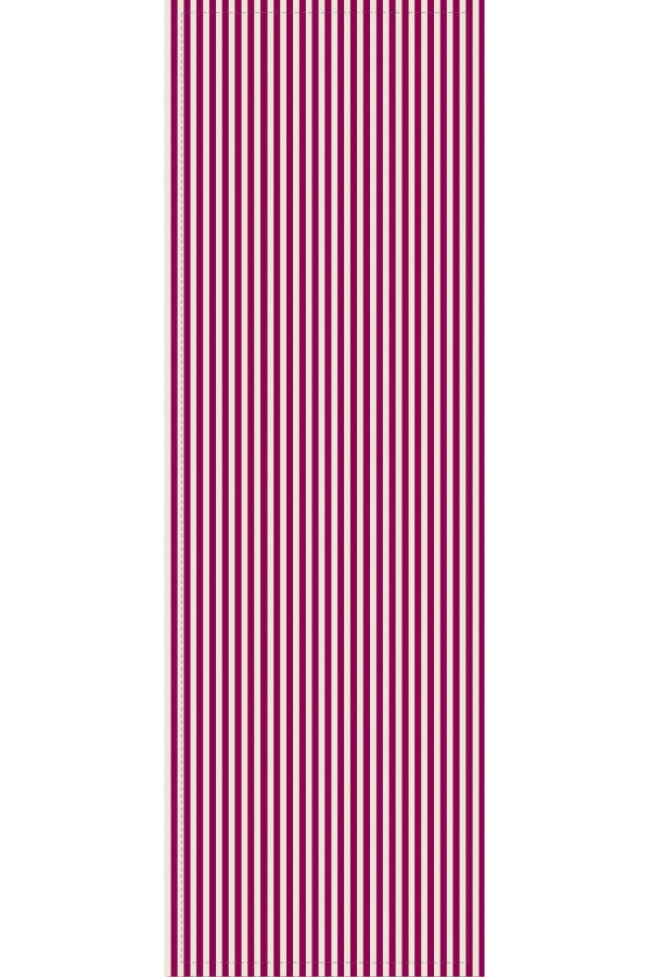 Fuşya Çizgi Desenli Premium Masa Örtüsü Runner RNR175