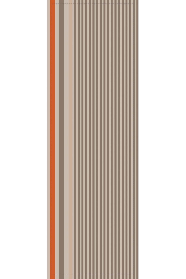 Bej Çizgi Desenli Premium Masa Örtüsü Runner RNR177