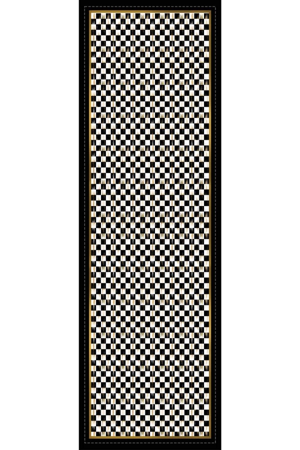 Siyah Mutfak Mackenzie Premium Masa Örtüsü Runner RNR224