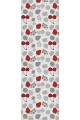 Kırmızı Meyve Desen Çilek Premium Masa Örtüsü Runner RNR228