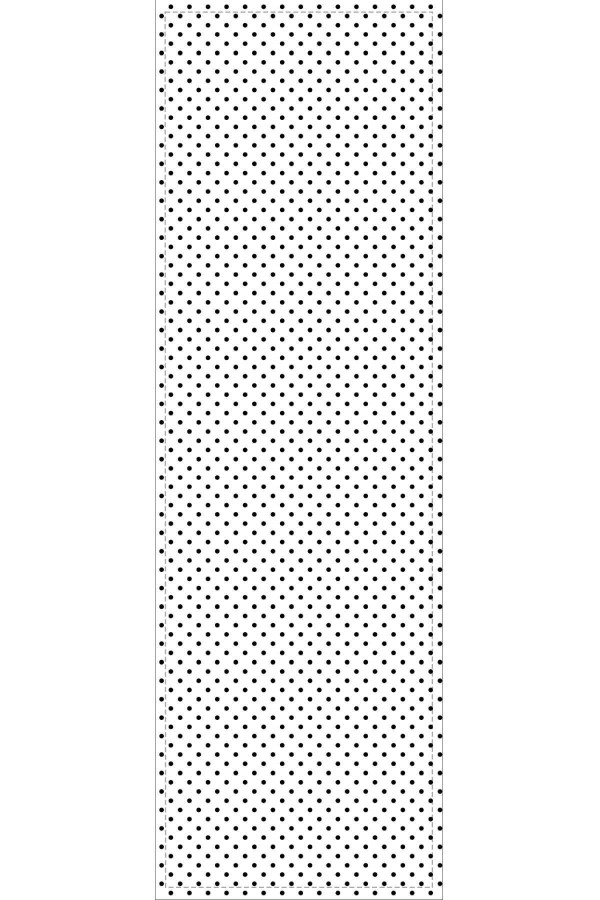 Beyaz Puantiyeli Desen Premium Masa Örtüsü Runner RNR299