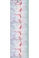 Pembe Flamingo Desenli Premium Masa Örtüsü Runner RNR428